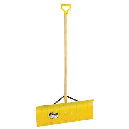 Yeoman Yeoman 235835 30 in. Aluminum Heavy Duty Braced Shovel Pusher 235835